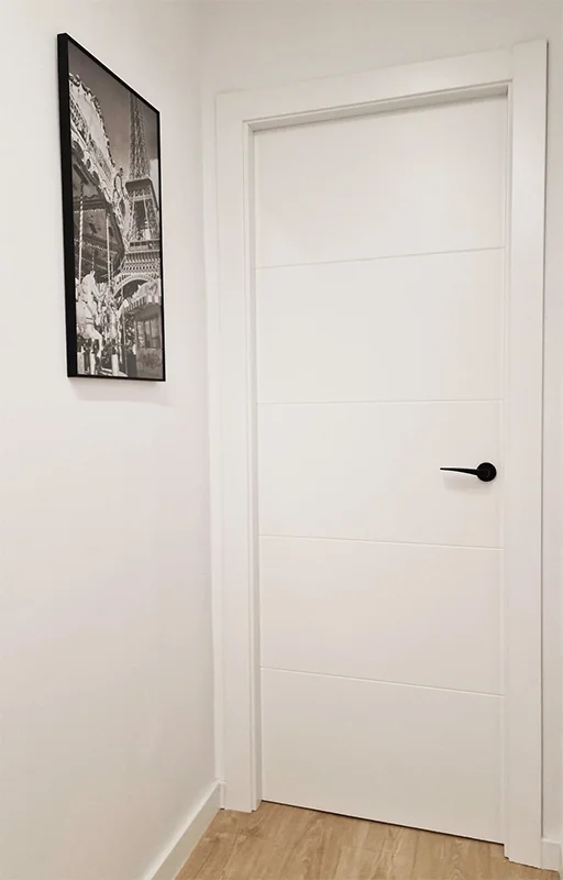 Puerta Vinci lacado blanco